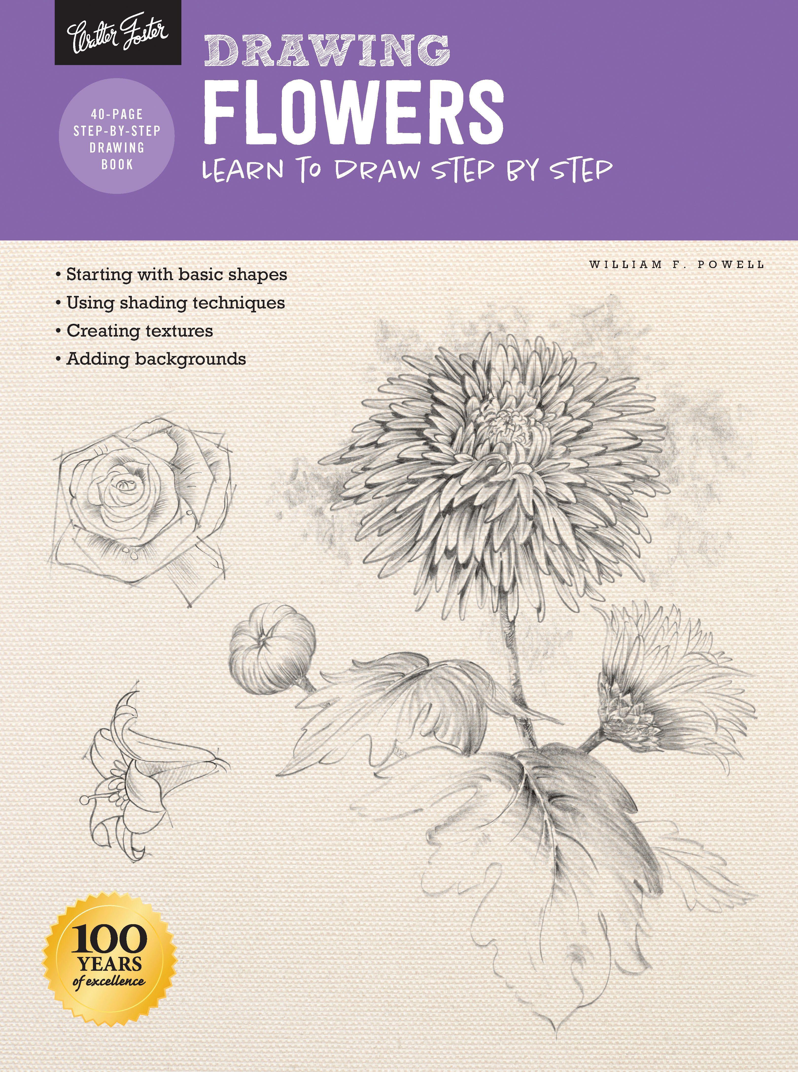 Vorderes Coverbild Drawing: Flowers with William F. Powell
