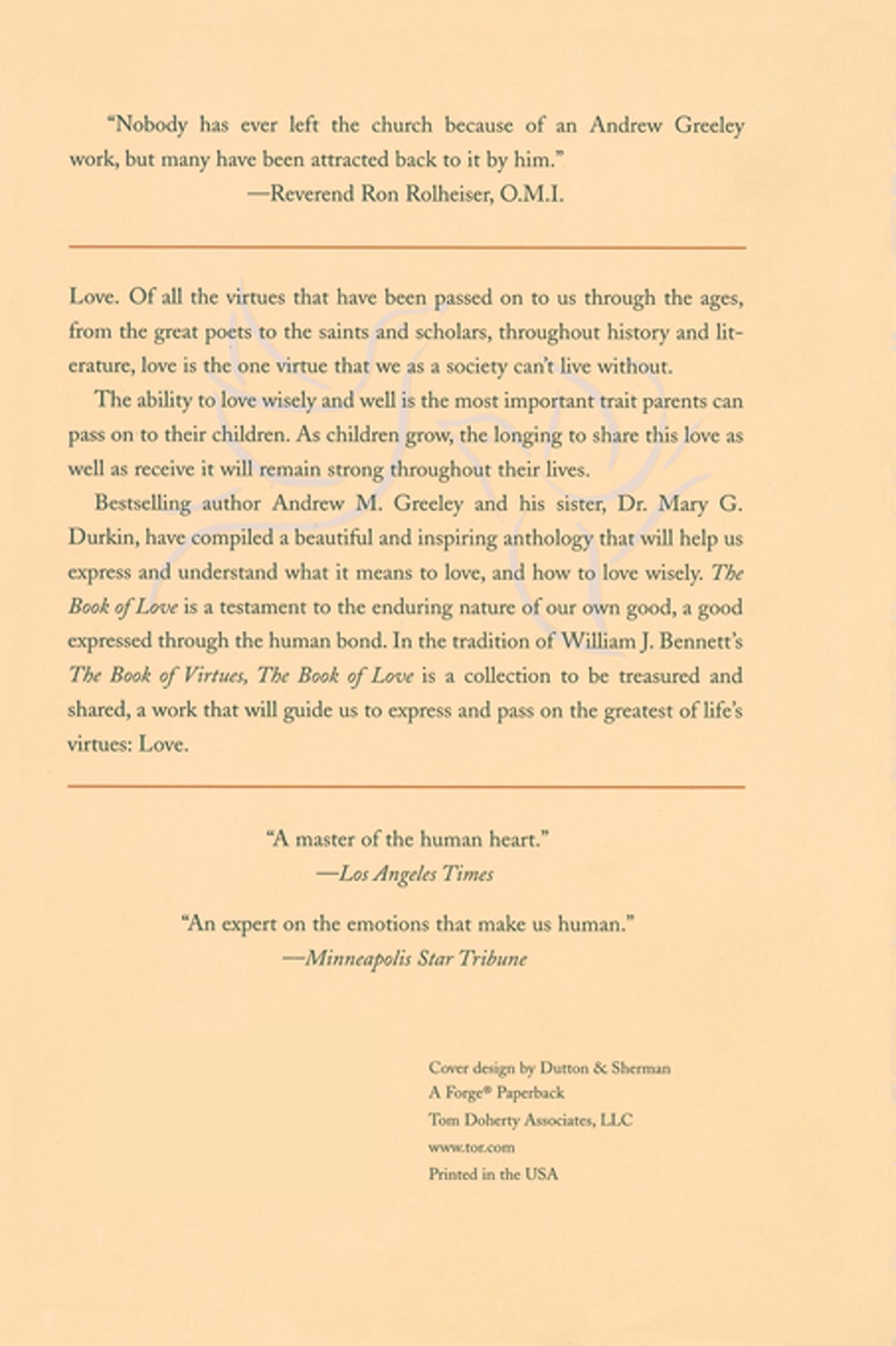 Rückseitencover The Book of Love