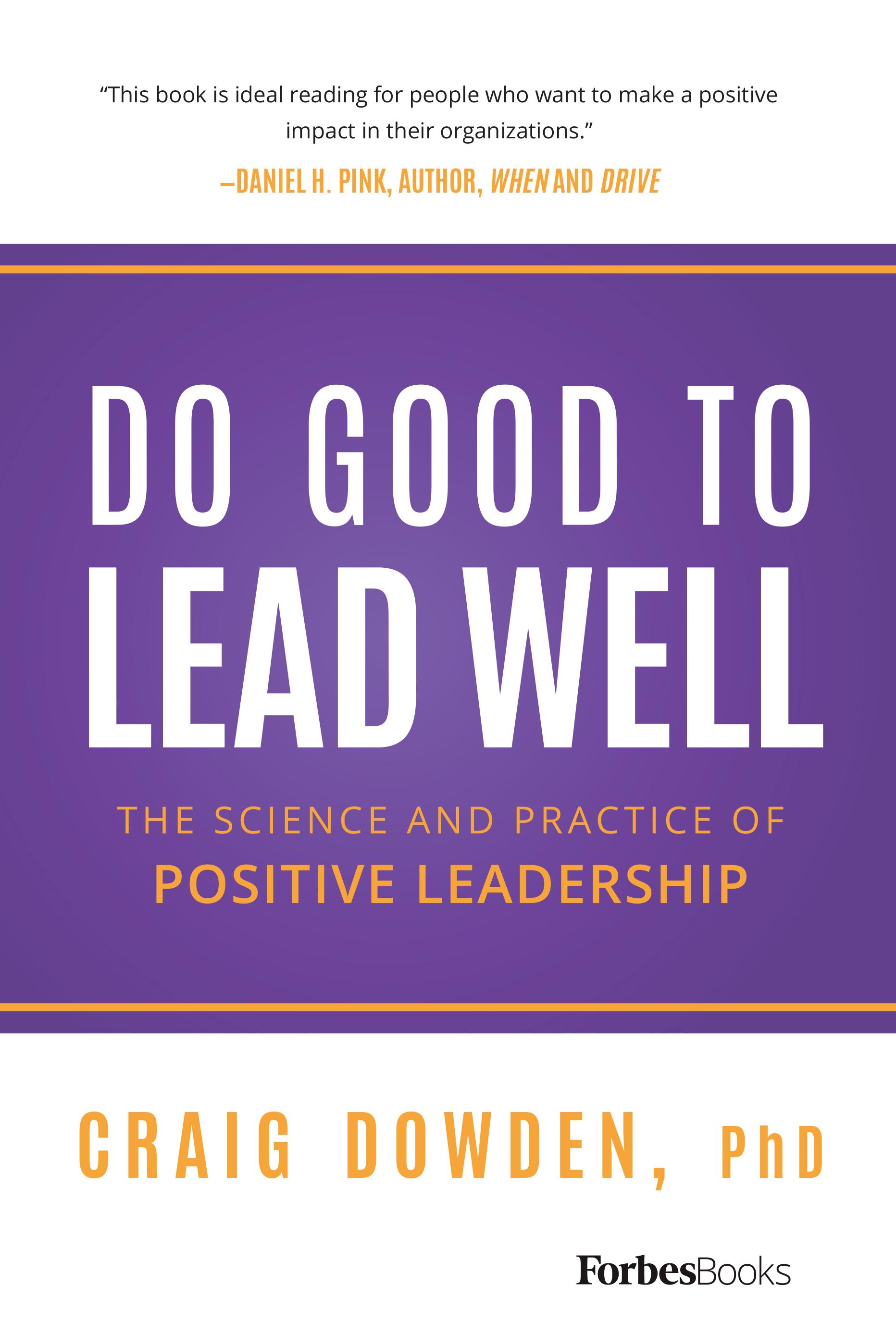 Vorderes Coverbild Do Good to Lead Well