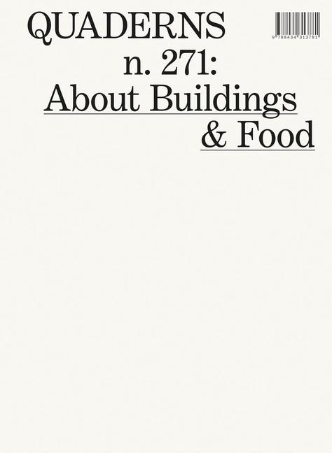 Vorderes Coverbild About Buildings & Food