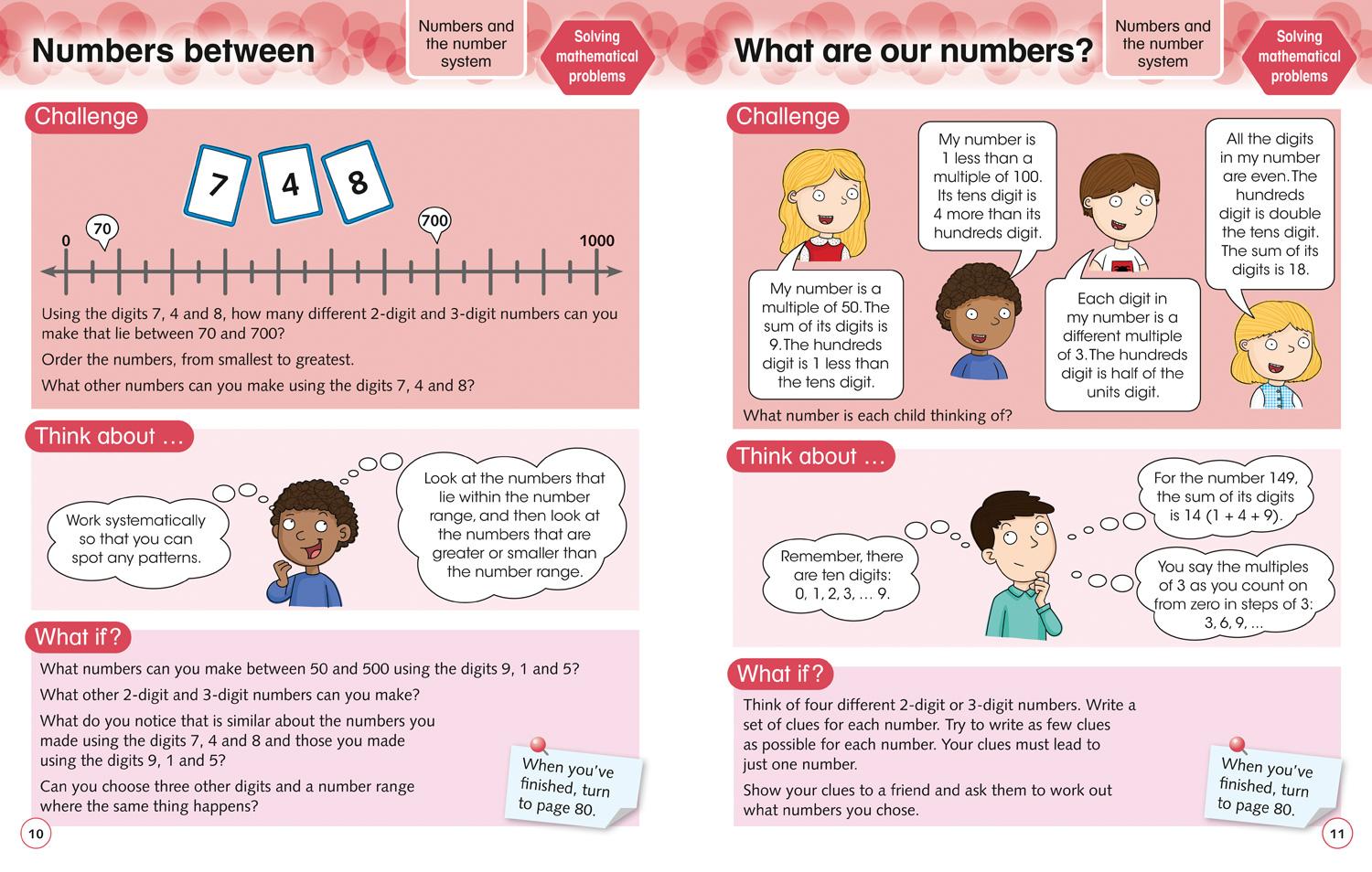 Beispielinhalt (Bild) Collins International Primary Maths - Problem Solving and Reasoning Student Book 3