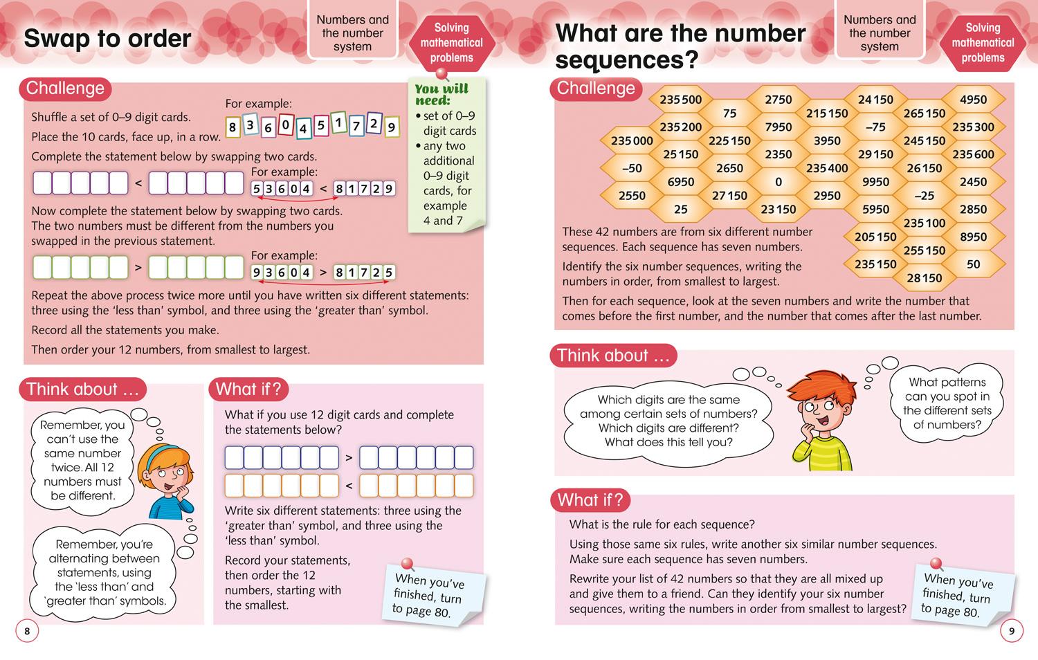 Beispielinhalt (Bild) Collins International Primary Maths - Problem Solving and Reasoning Student Book 5