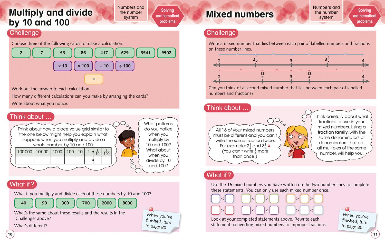 Beispielinhalt (Bild) Collins International Primary Maths - Problem Solving and Reasoning Student Book 5