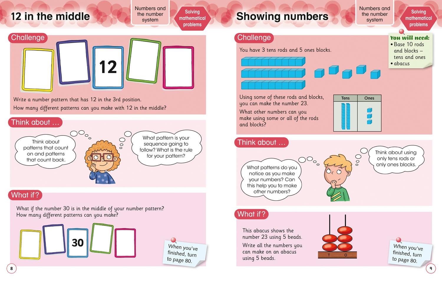 Beispielinhalt (Bild) Collins International Primary Maths - Problem Solving and Reasoning Student Book 1