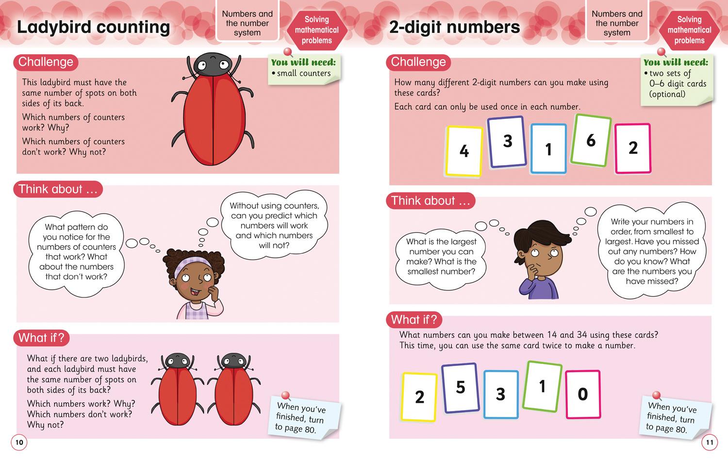 Beispielinhalt (Bild) Collins International Primary Maths - Problem Solving and Reasoning Student Book 1