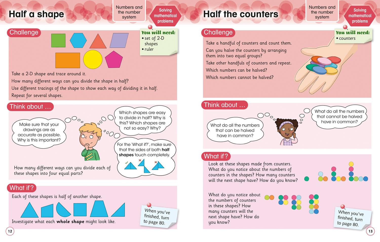 Beispielinhalt (Bild) Collins International Primary Maths - Problem Solving and Reasoning Student Book 1