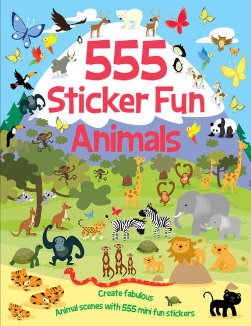 Vorderes Coverbild 555 Sticker Fun - Animals Activity Book