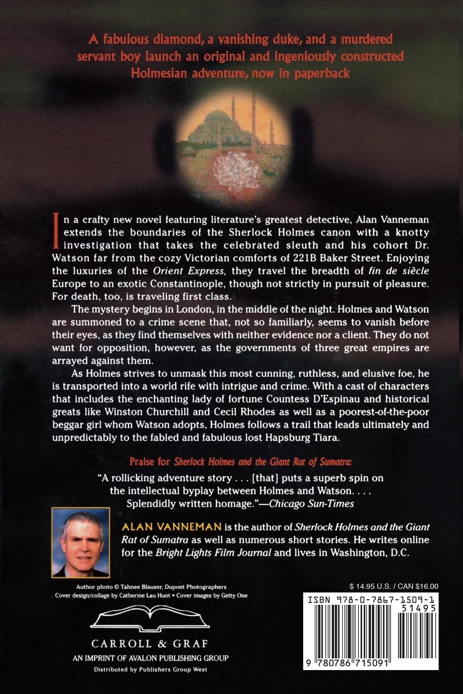 Rückseitencover Sherlock Holmes and the Hapsburg Tiara