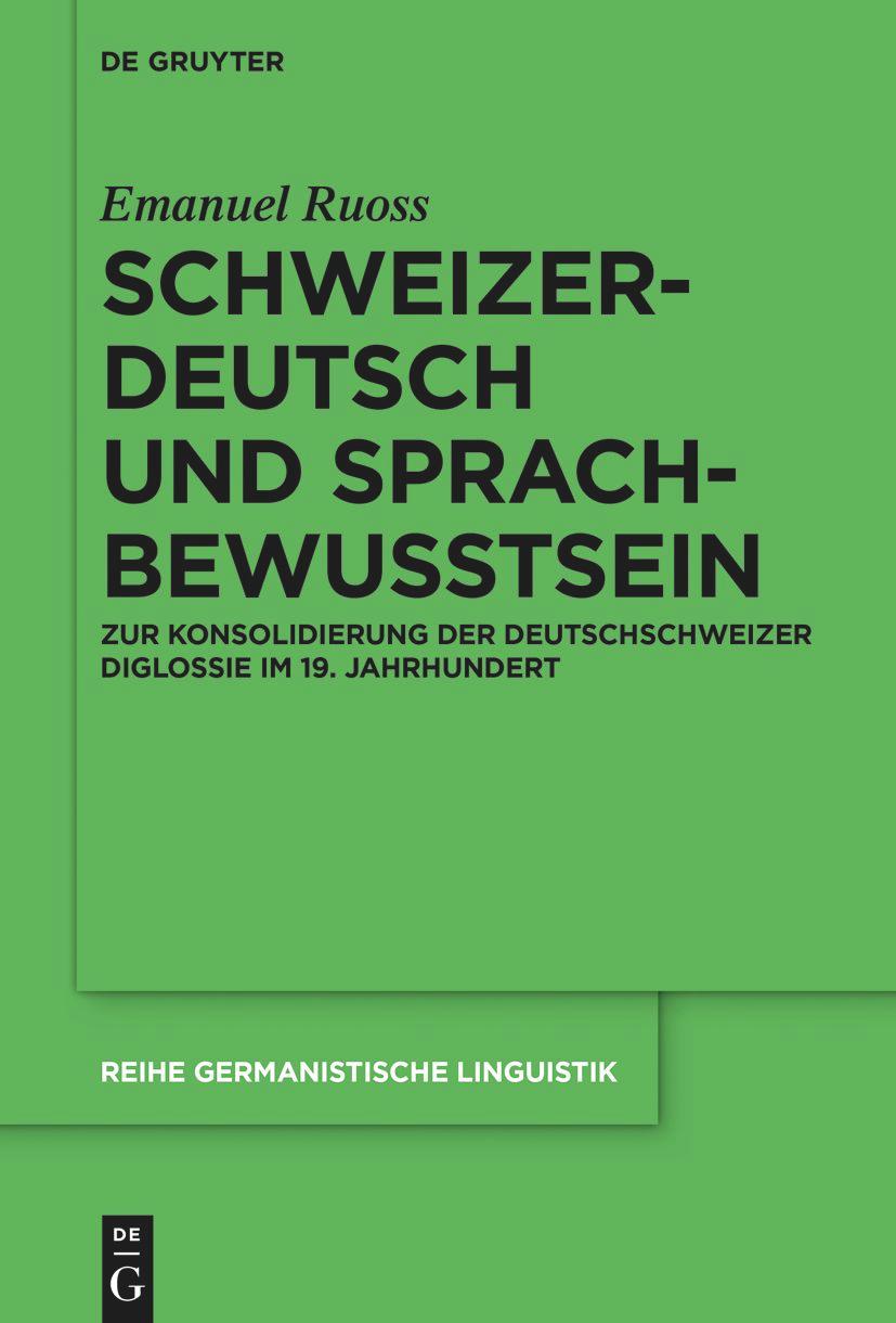 Vorderes Coverbild Schweizerdeutsch und Sprachbewusstsein