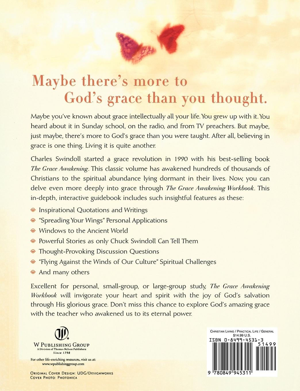 Rückseitencover The Grace Awakening Workbook