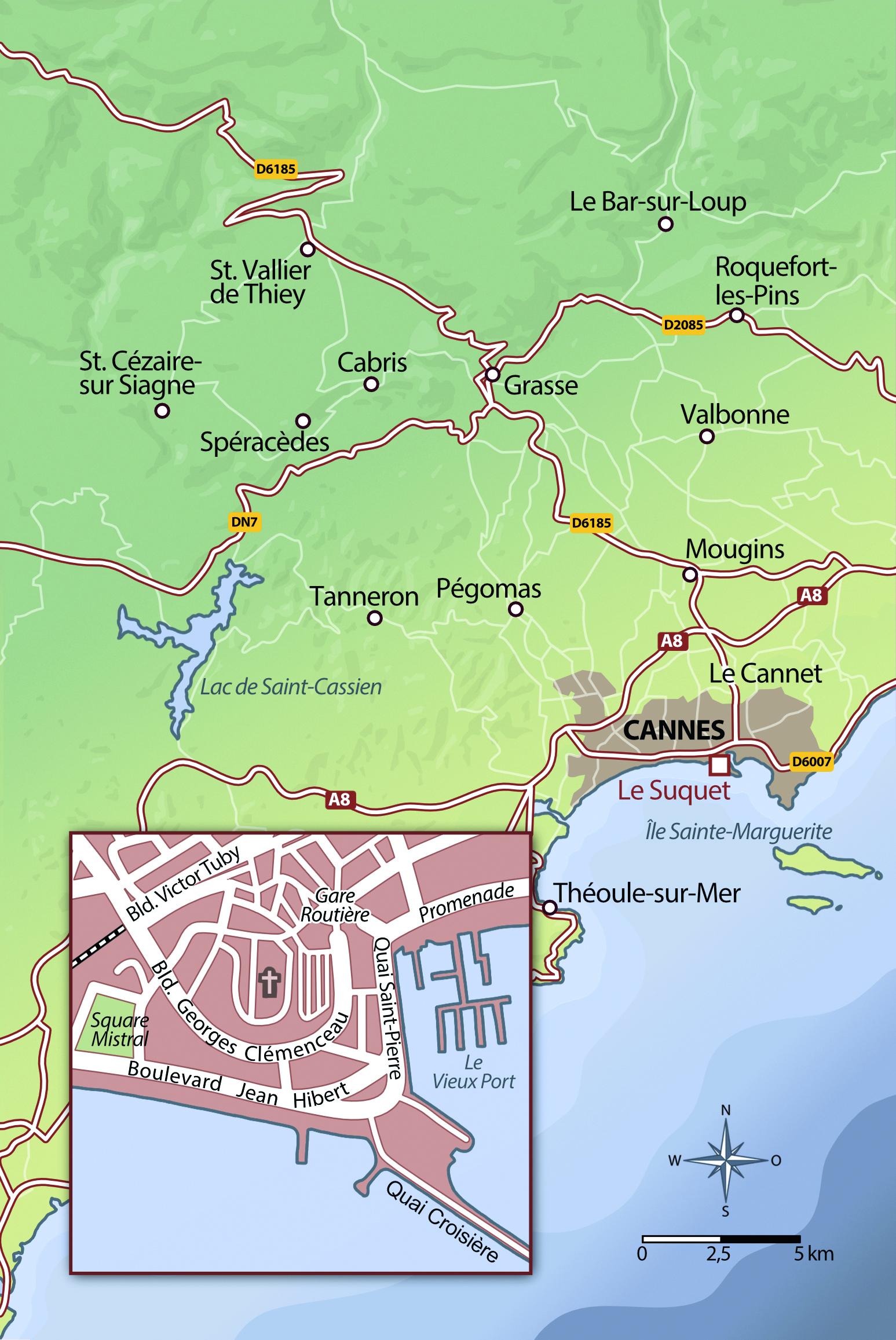 Beispielinhalt (Bild) Das tiefe blaue Meer der Côte d'Azur