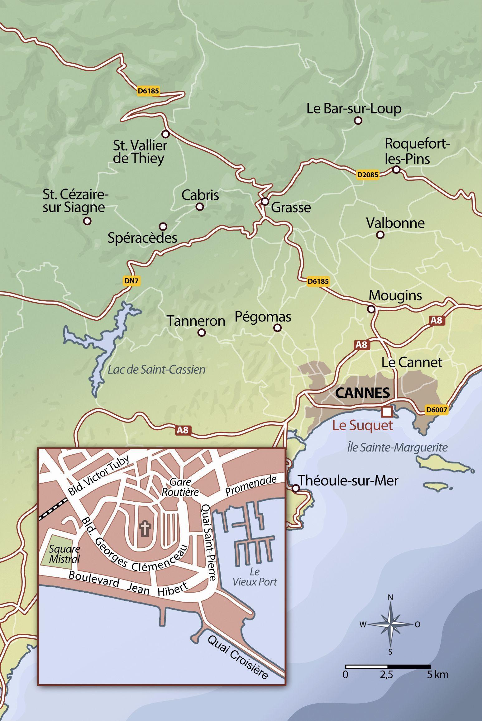 Beispielinhalt (Bild) Das tiefe blaue Meer der Côte d'Azur