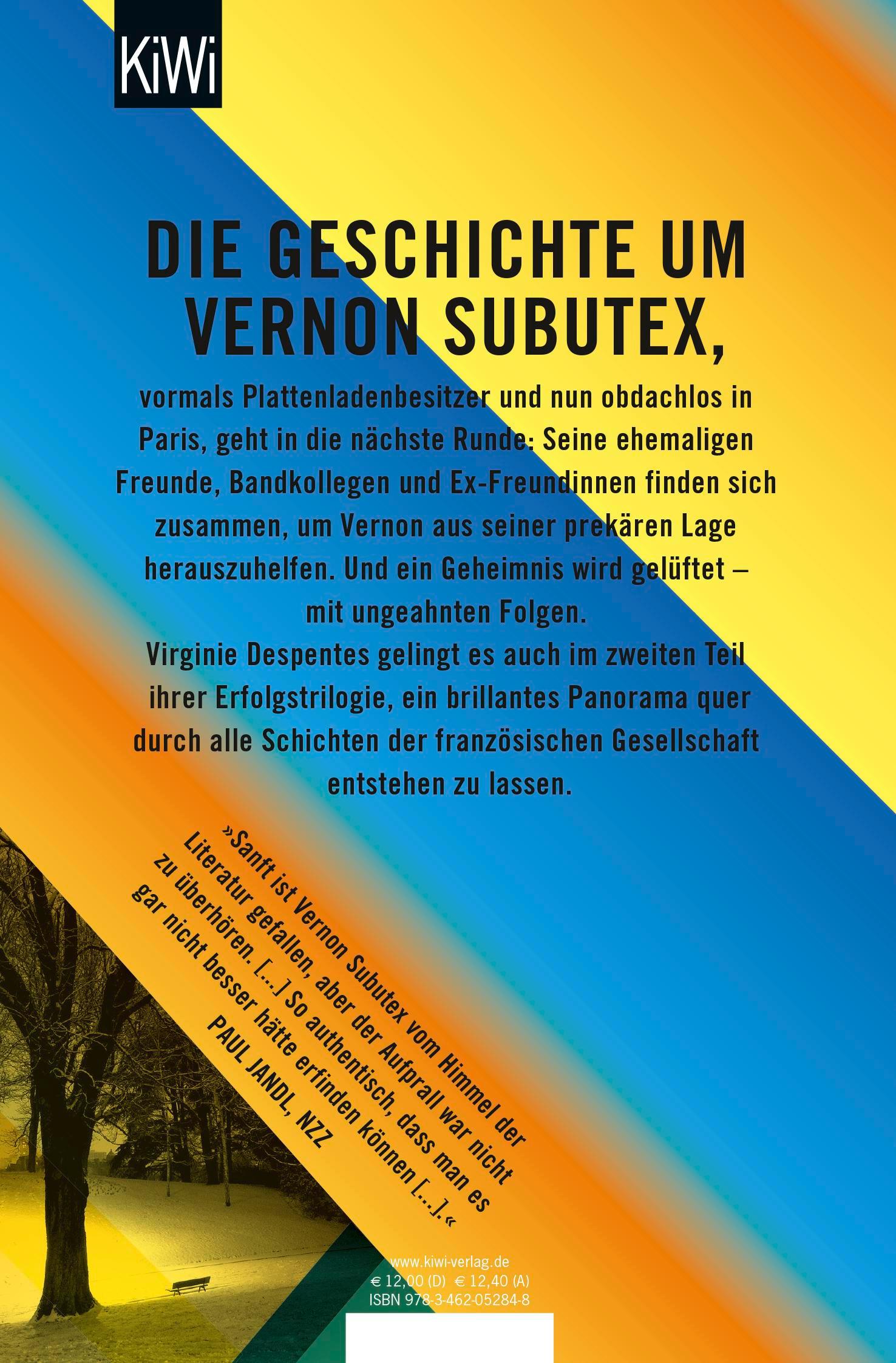 Rückseitencover Das Leben des Vernon Subutex 2
