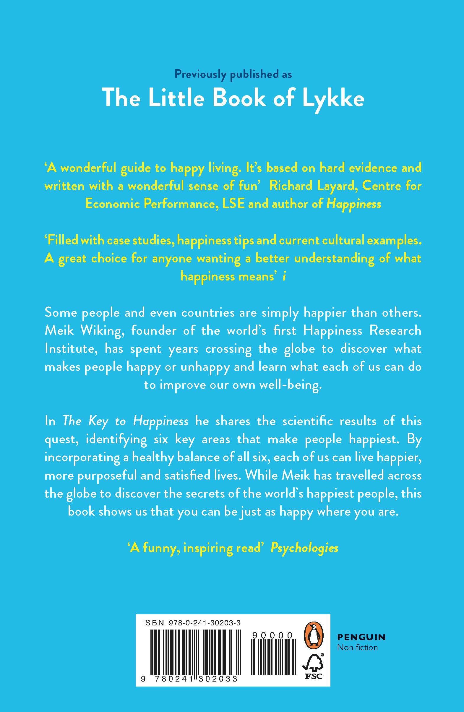Rückseitencover The Key to Happiness