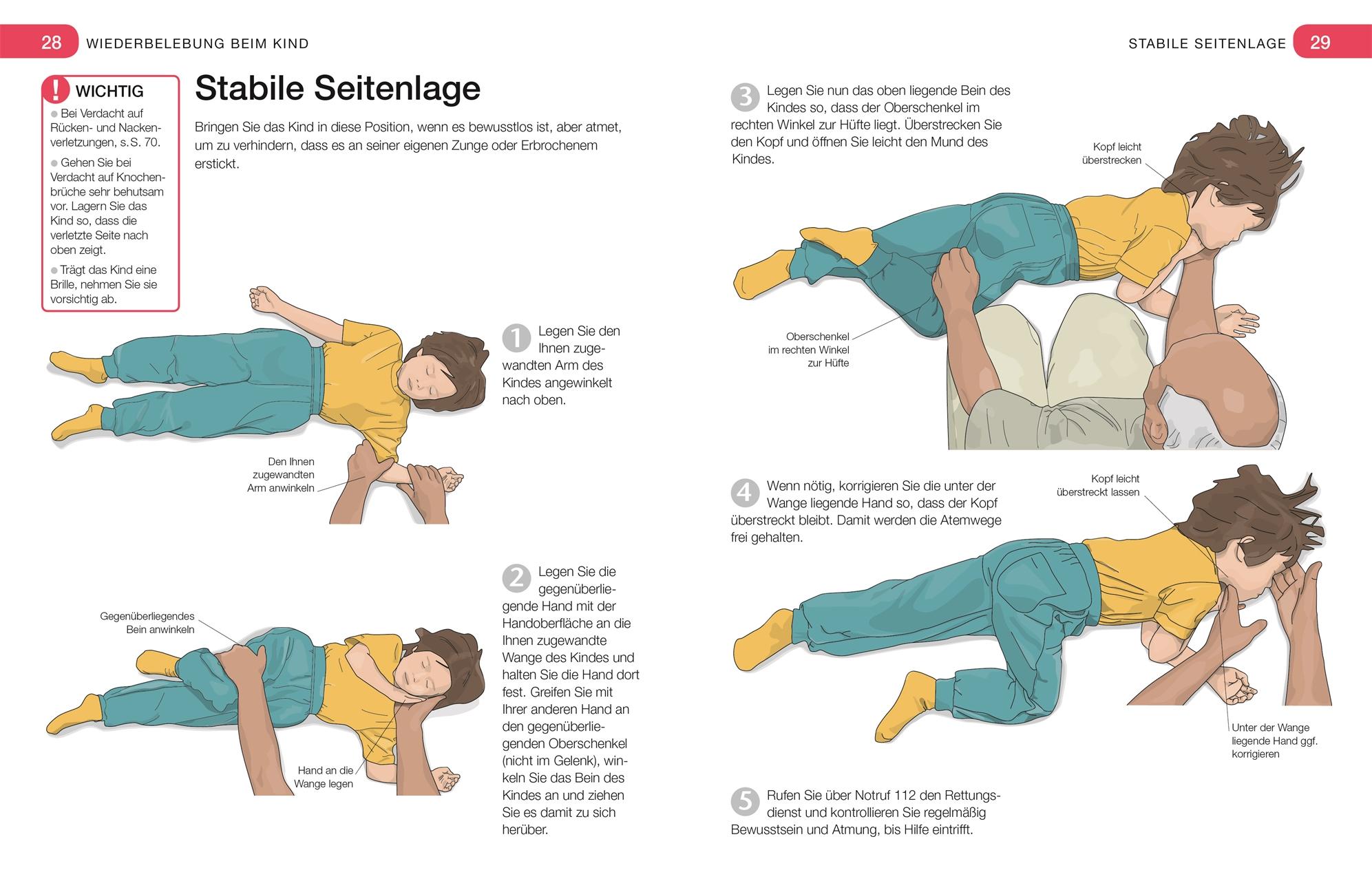Beispielinhalt (Bild) Erste Hilfe für Babys und Kinder