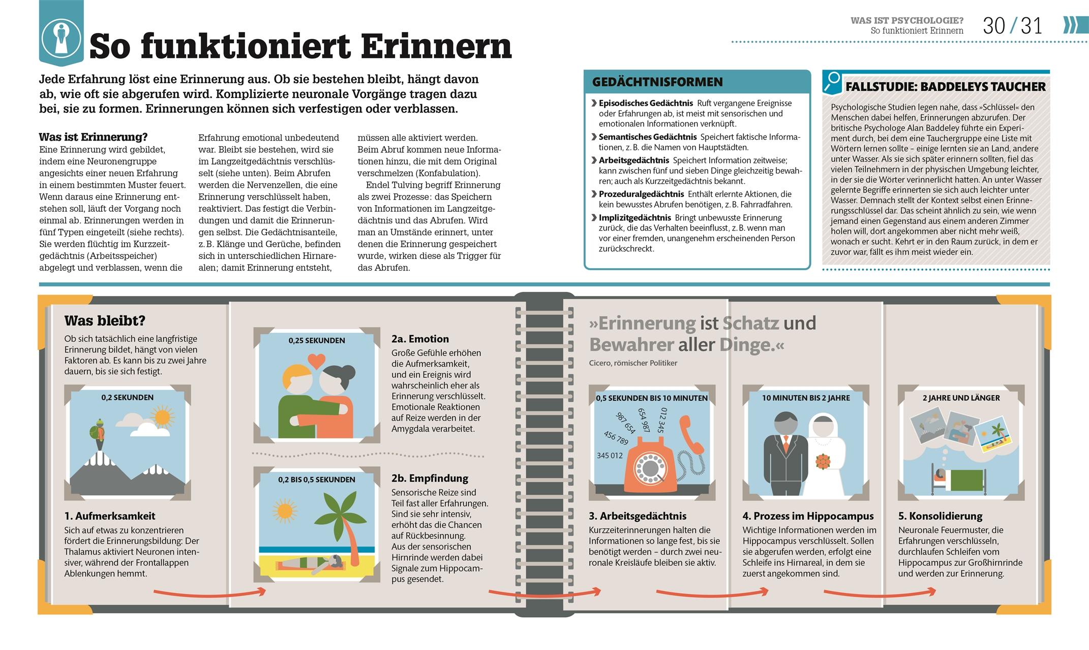 Beispielinhalt (Bild) #dkinfografik. Psychologie im Alltag