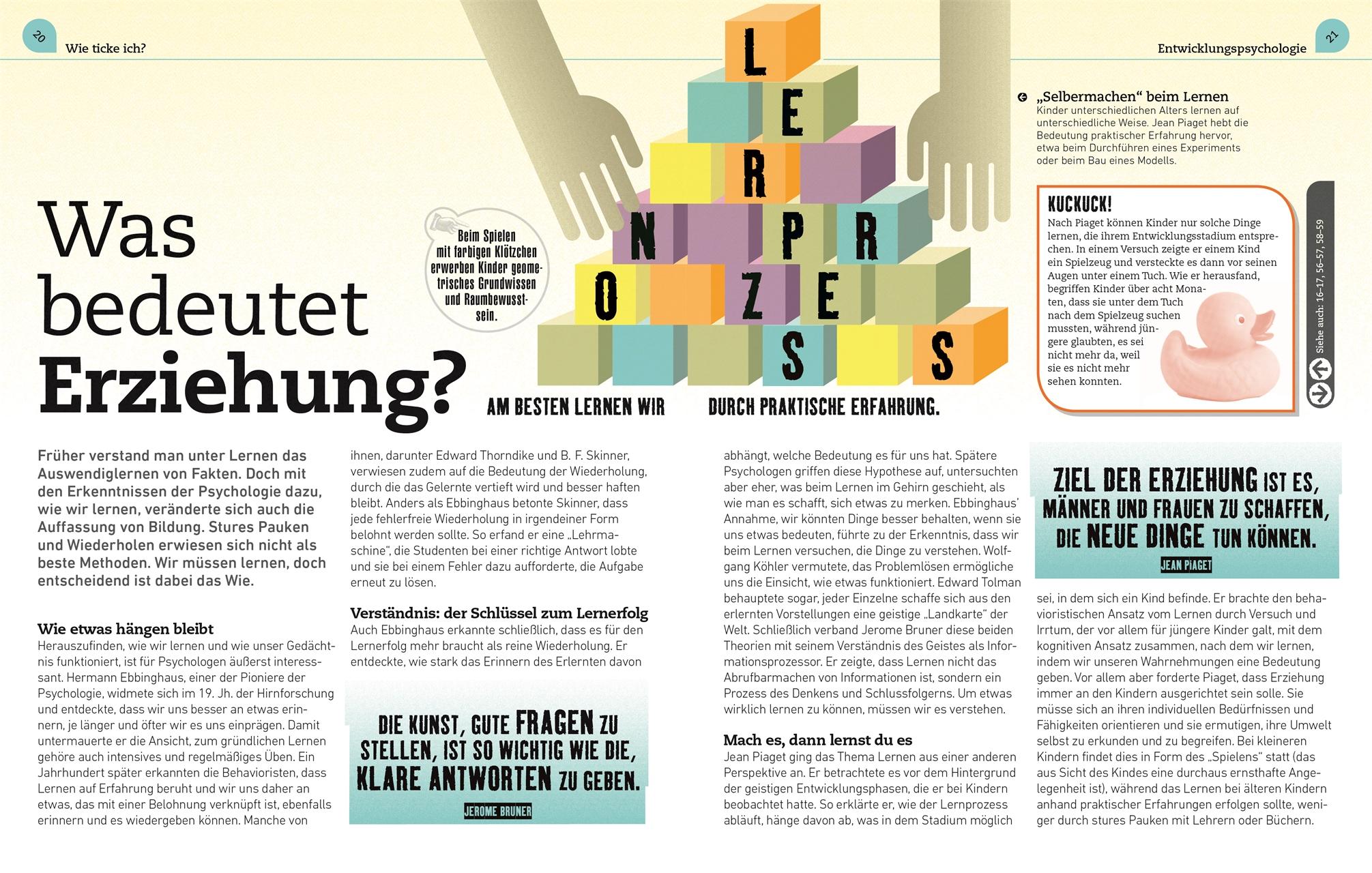 Beispielinhalt (Bild) Kernfragen. Psychologie