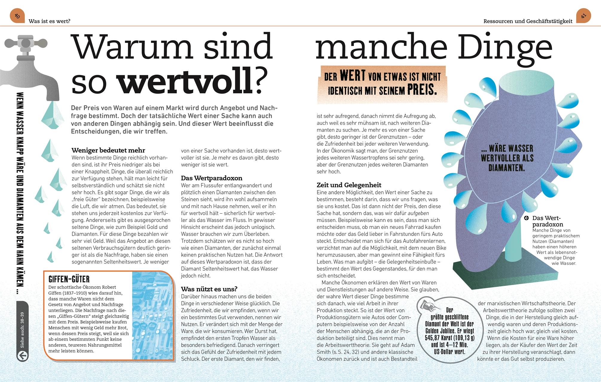 Beispielinhalt (Bild) Kernfragen. Wirtschaft