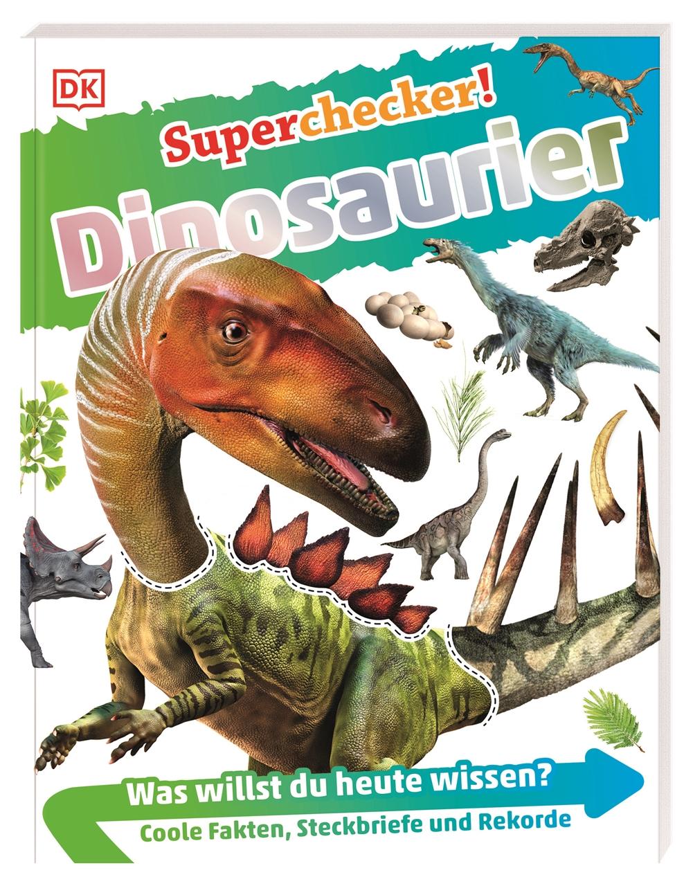 Vorderes Coverbild Superchecker! Dinosaurier