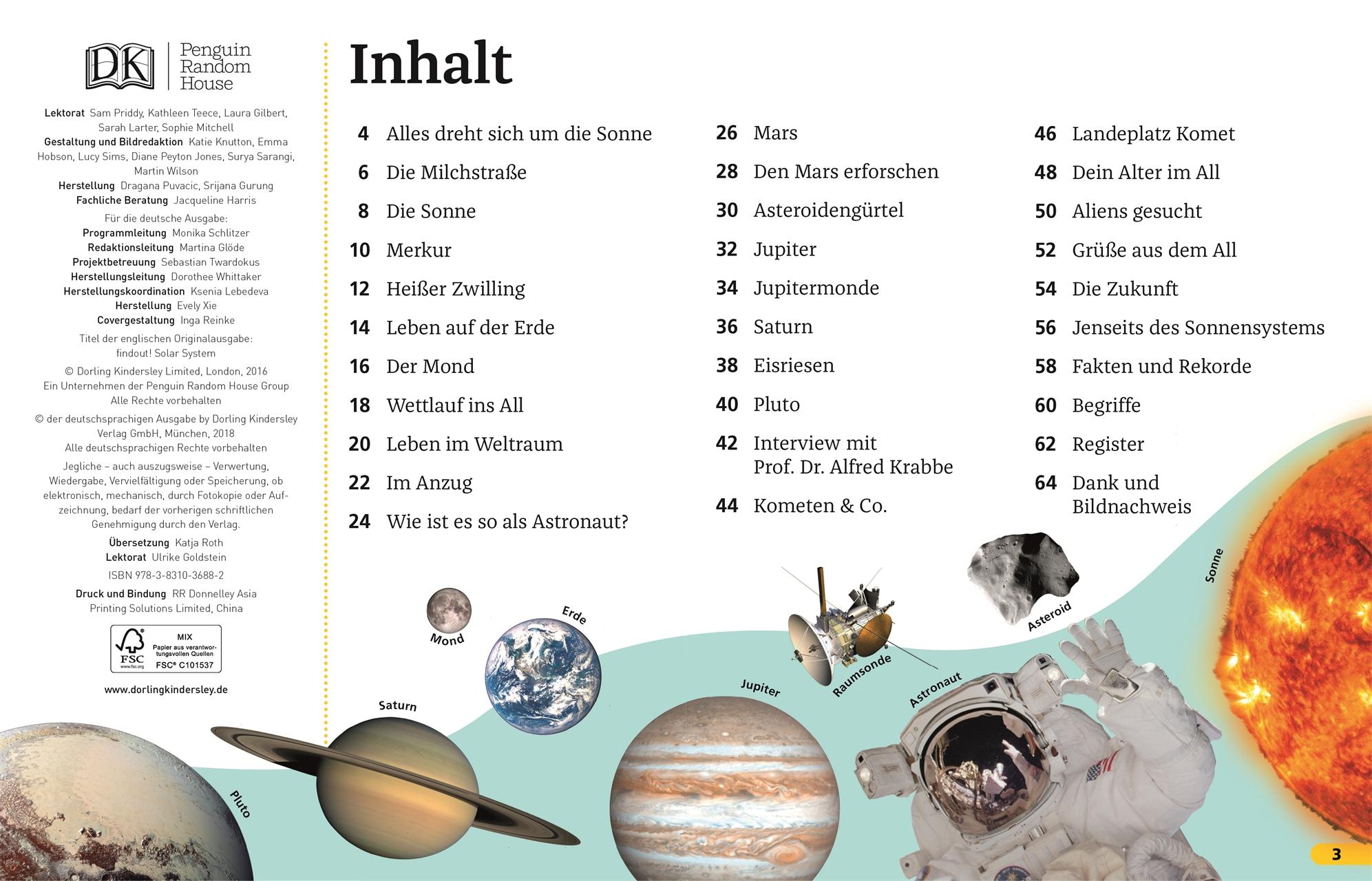 Beispielinhalt (Bild) Superchecker! Weltall