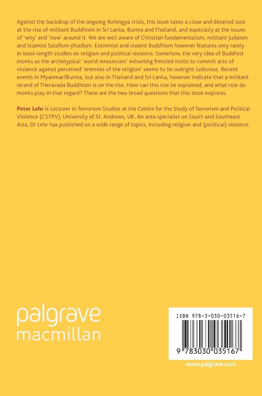 Rückseitencover Militant Buddhism