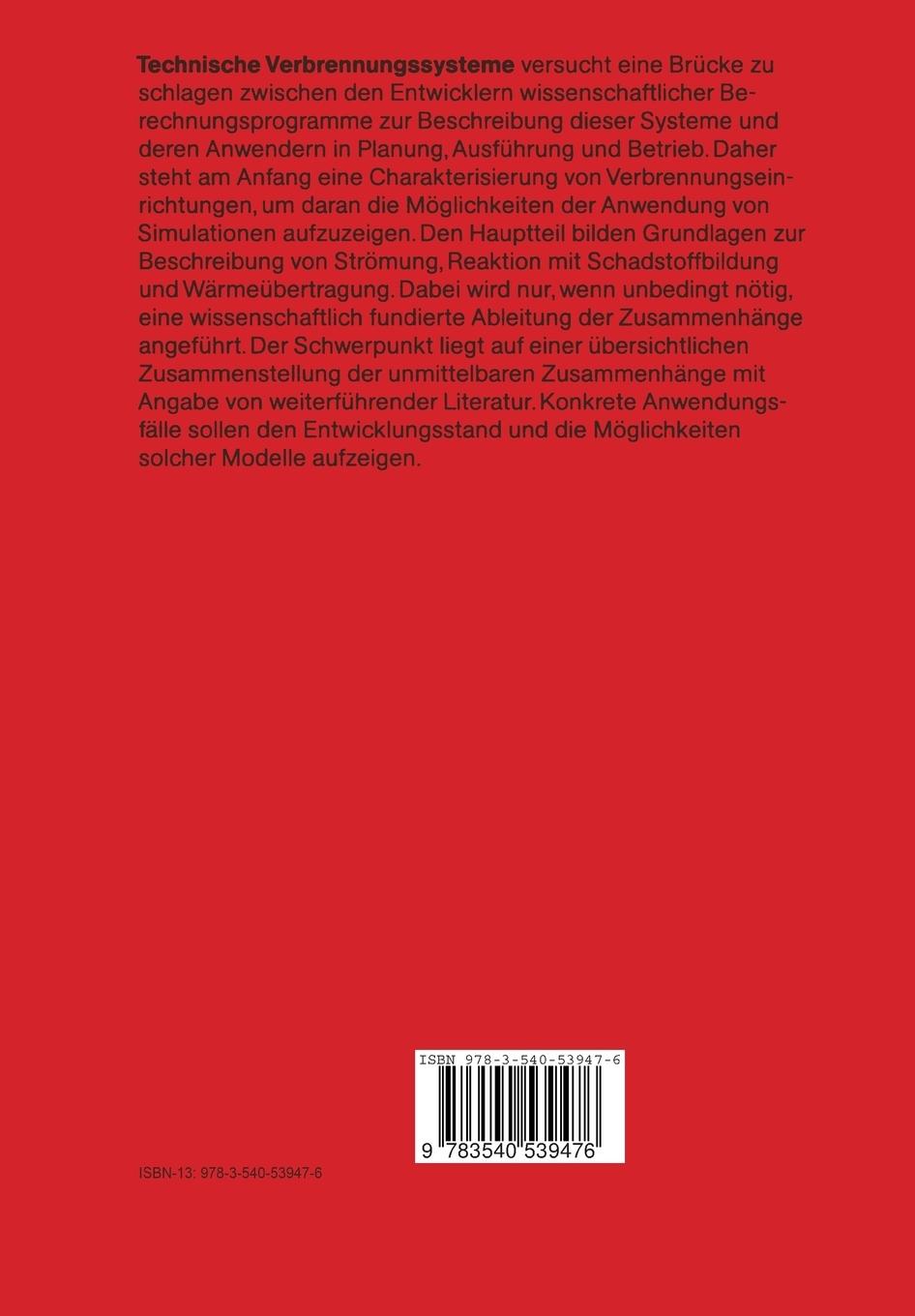 Rückseitencover Technische Verbrennungssysteme