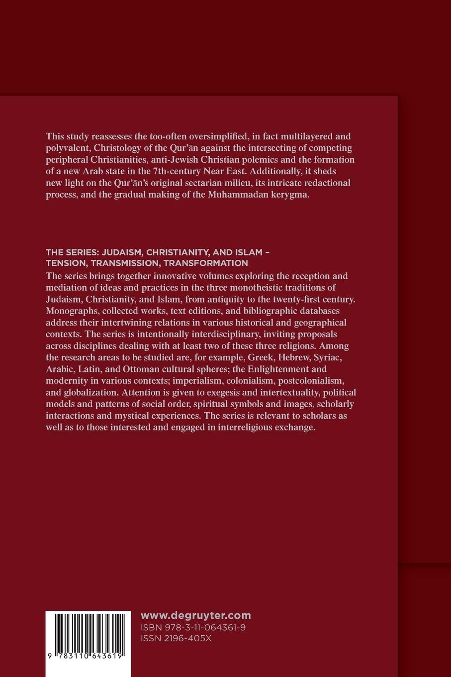 Rückseitencover The Quranic Jesus