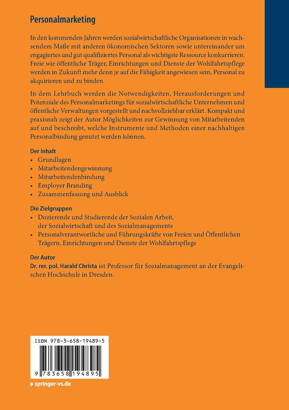 Rückseitencover Personalmarketing