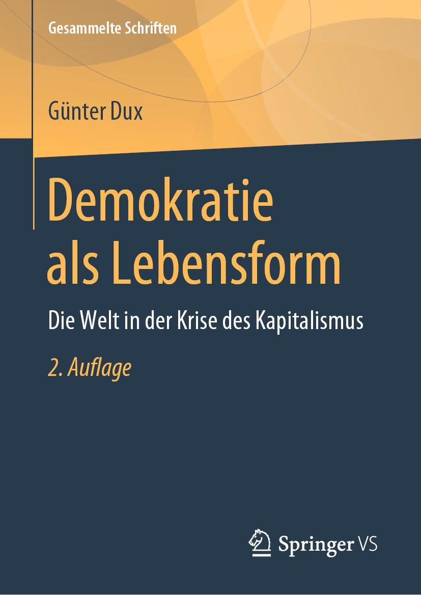Vorderes Coverbild Demokratie als Lebensform