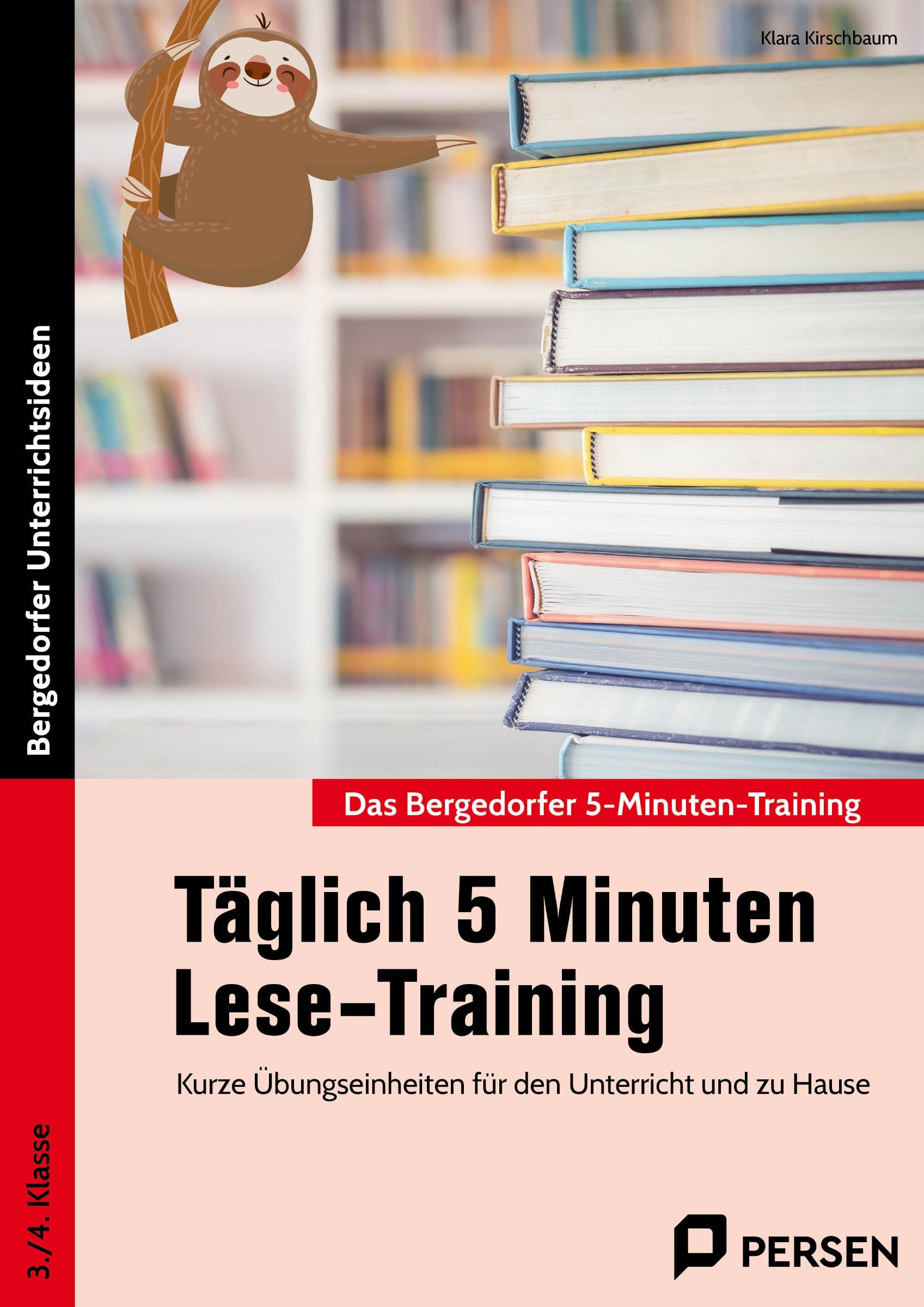 Vorderes Coverbild Täglich 5 Minuten Lese-Training - 3./4. Klasse