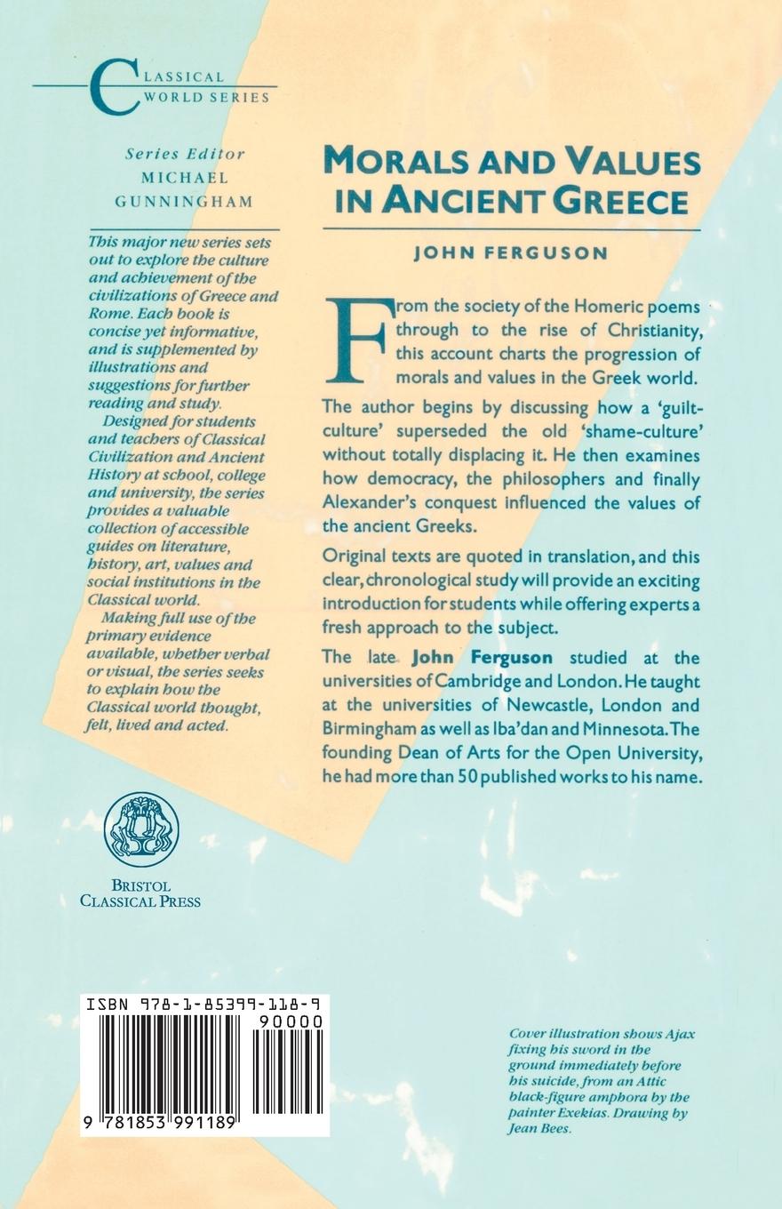 Rückseitencover Morals and Values in Ancient Greece