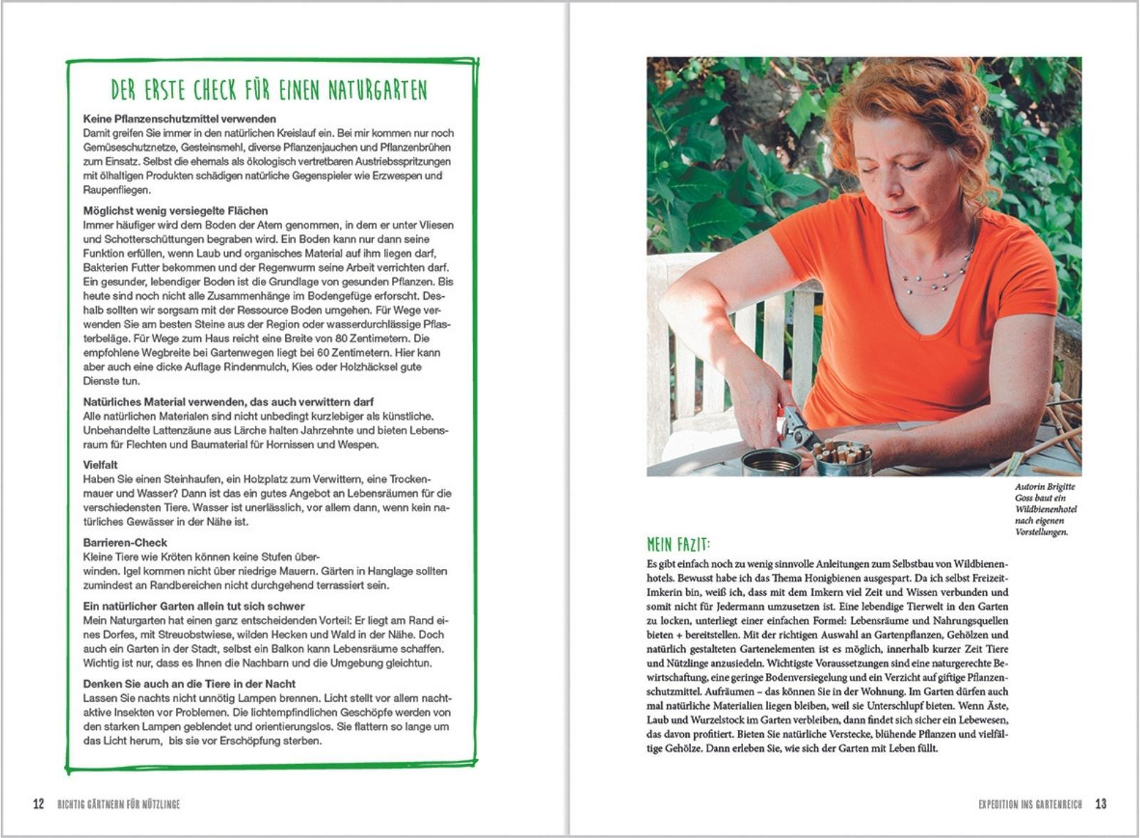 Beispielinhalt (Bild) MDR Garten - Richtig gärtnern für Nützlinge