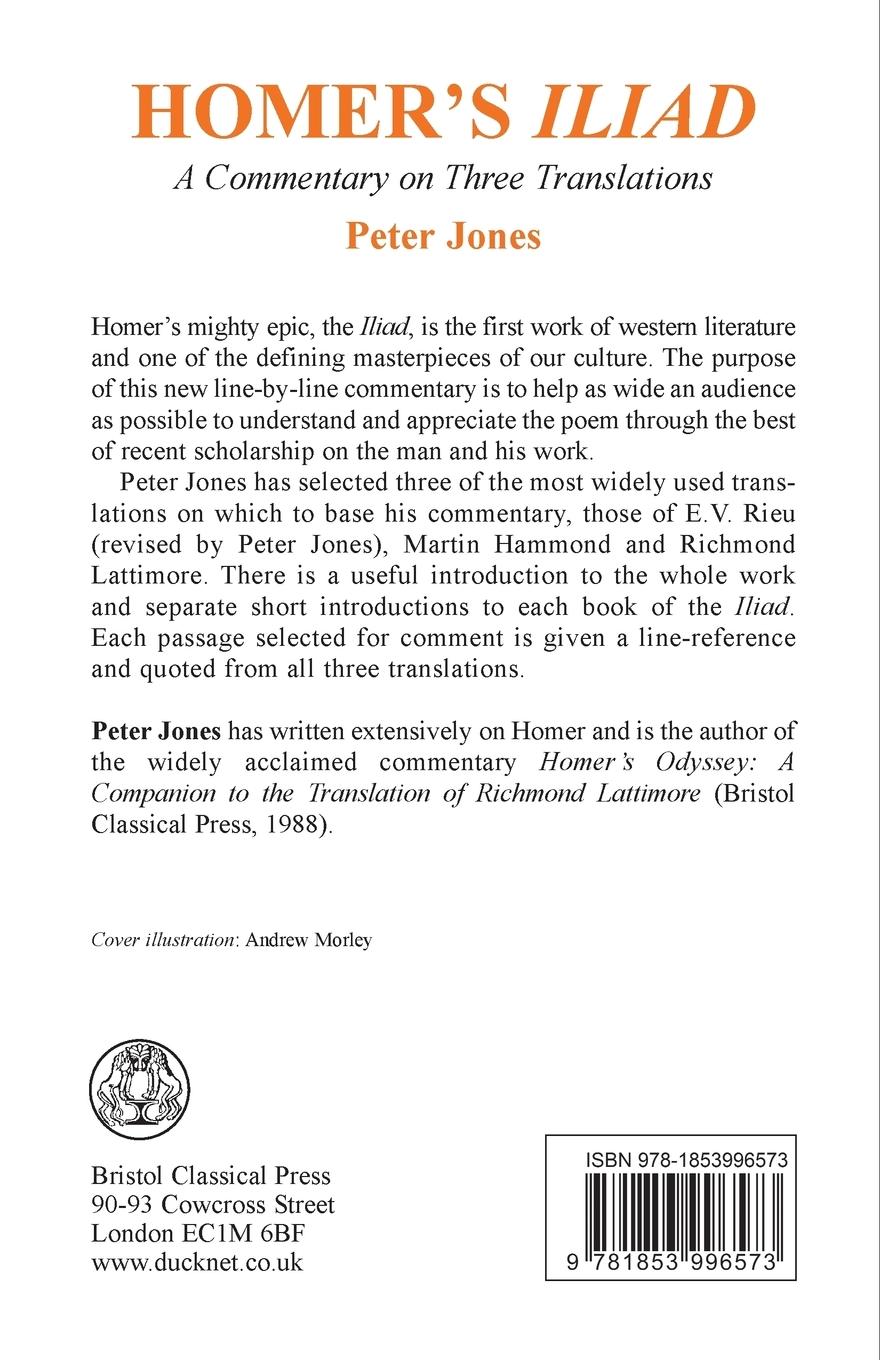 Rückseitencover Homer's Iliad
