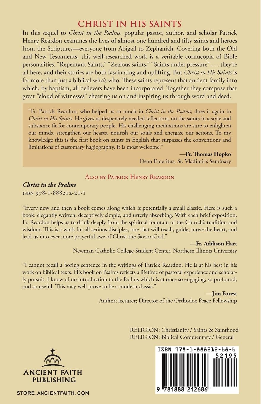 Rückseitencover Christ in His Saints