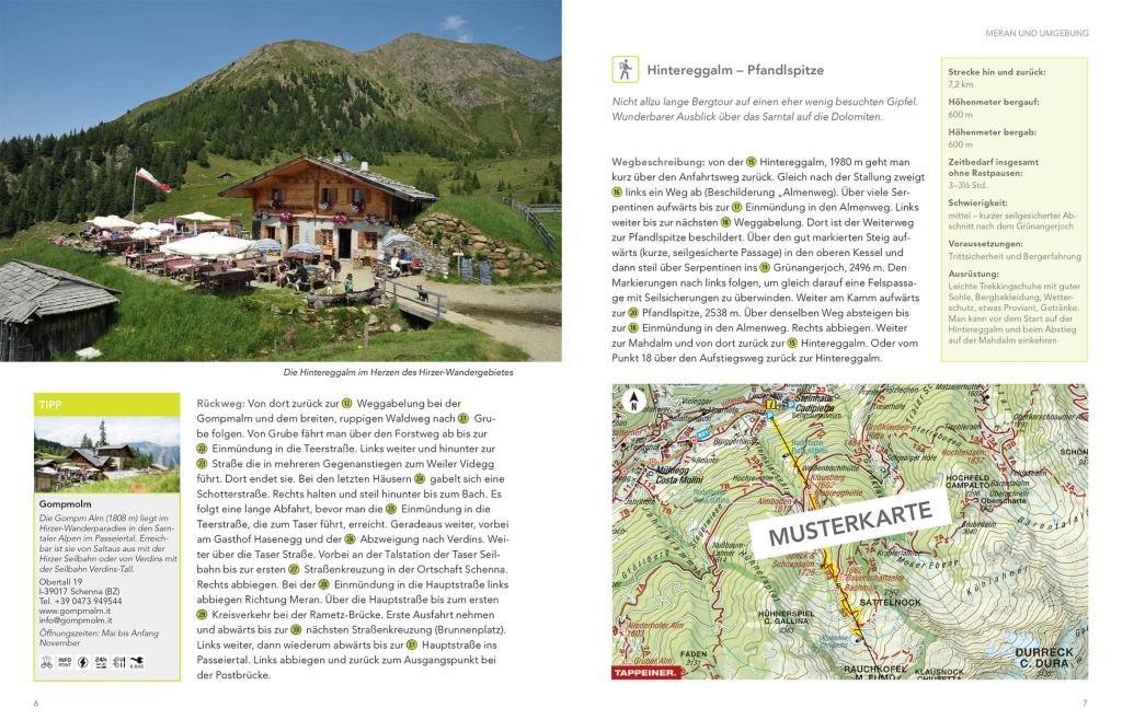 Beispielinhalt (Bild) Bike & Hike Vinschgau - Meraner Land