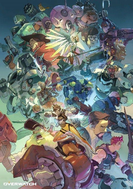 Vorderes Coverbild Overwatch Anniversary Puzzle