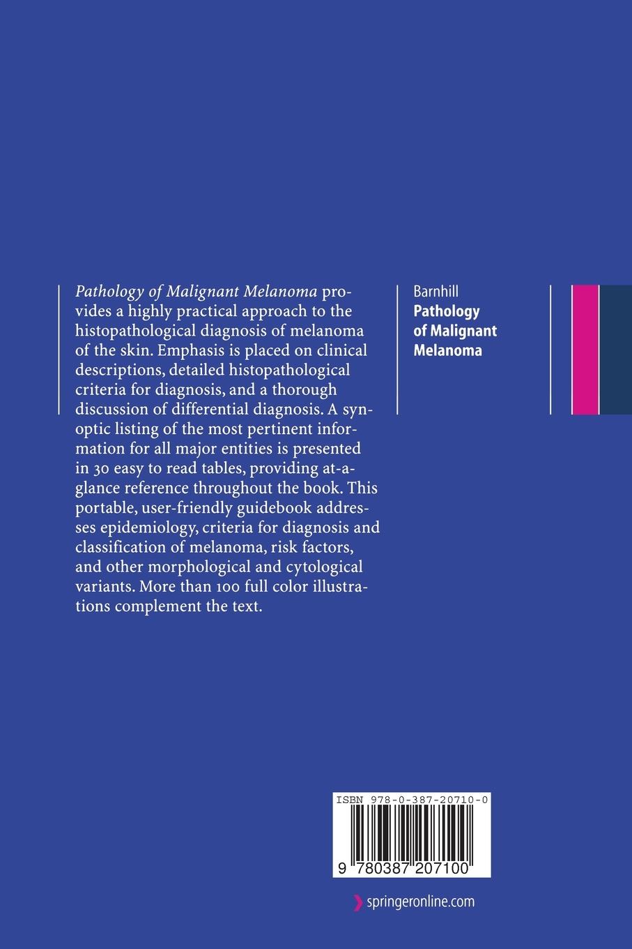 Rückseitencover Pathology of Malignant Melanoma