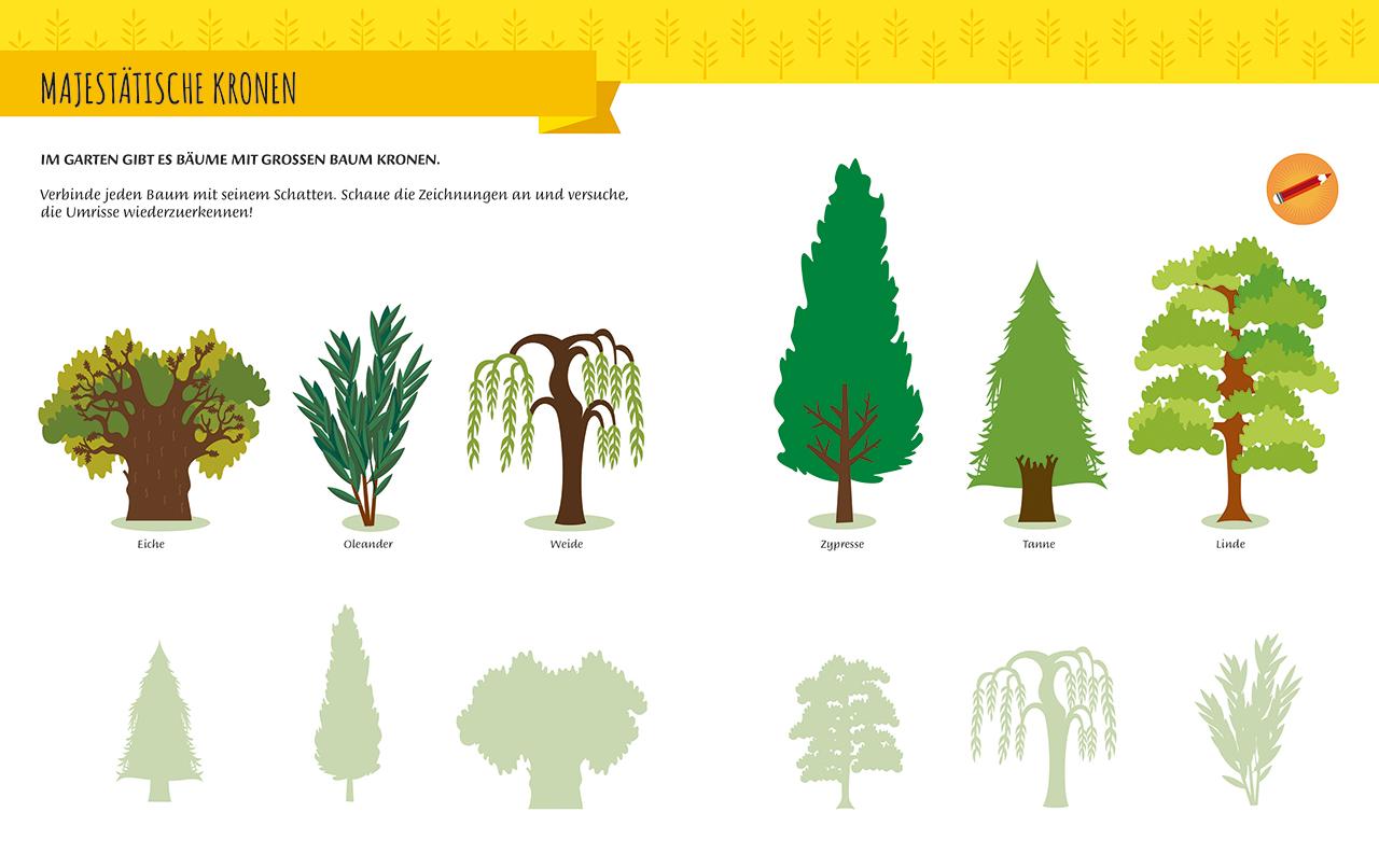 Beispielinhalt (Bild) Mein erstes Gartenbuch. Mit vielen fantastischen Stickern