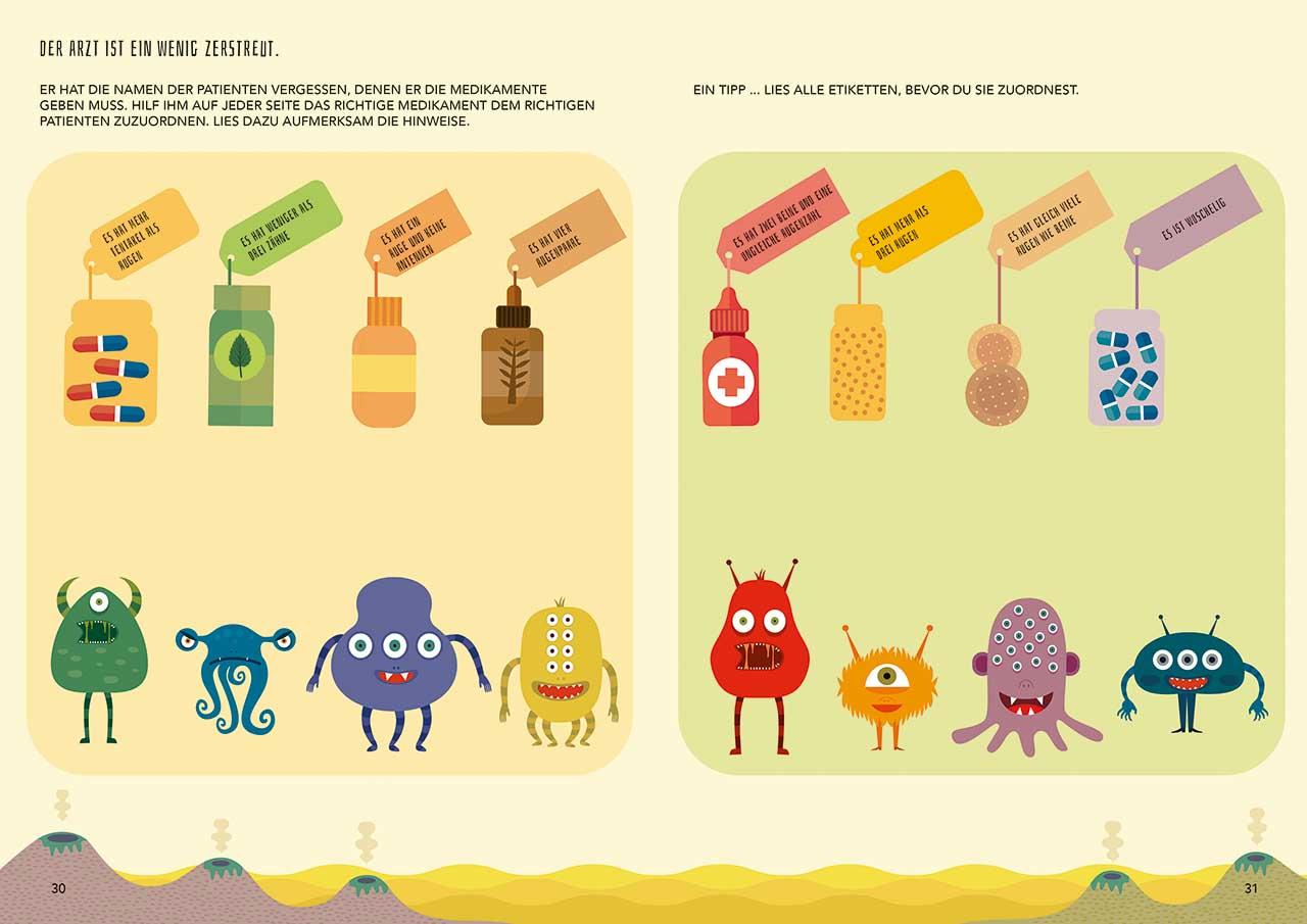 Beispielinhalt (Bild) Monstermäßig gut ... im Rechnen!