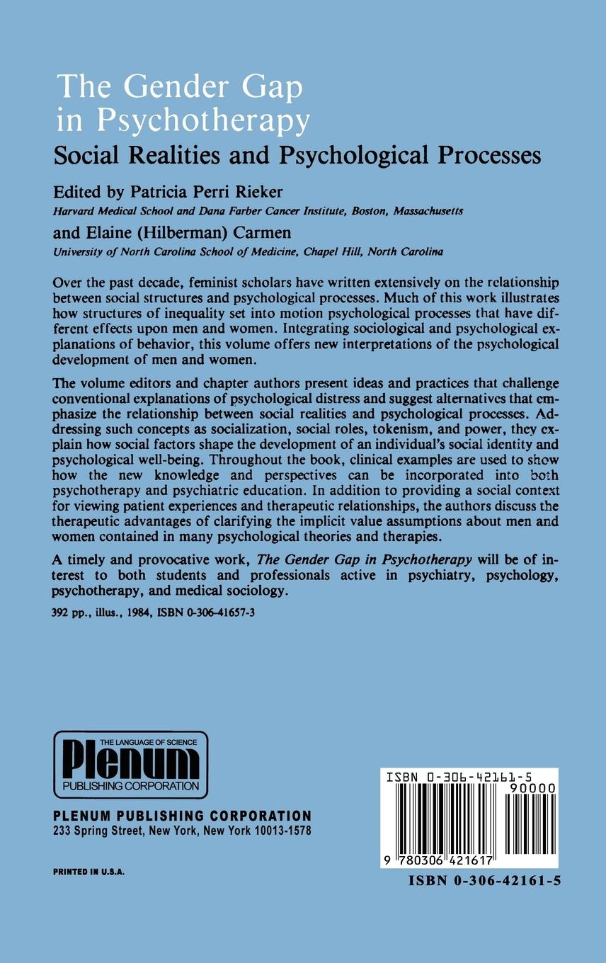 Rückseitencover Contemporary Perspectives on Psychotherapy with Lesbians and Gay Men