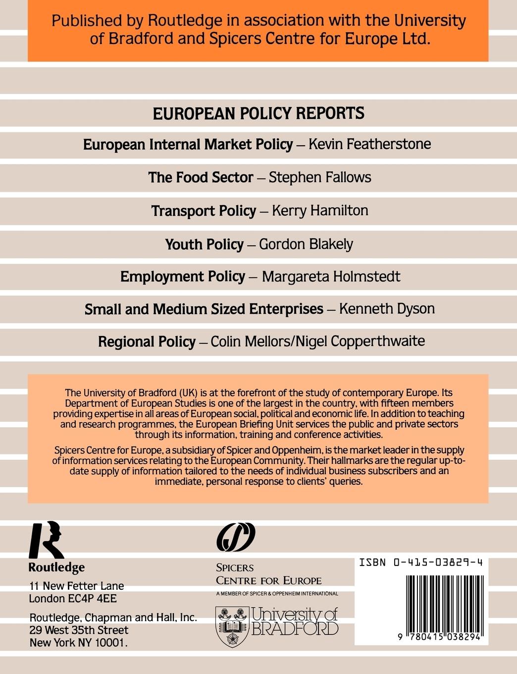 Rückseitencover Small and Medium Sized Enterprises