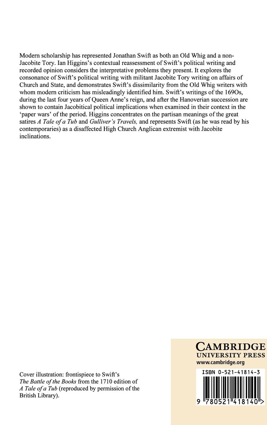 Rückseitencover Swift's Politics