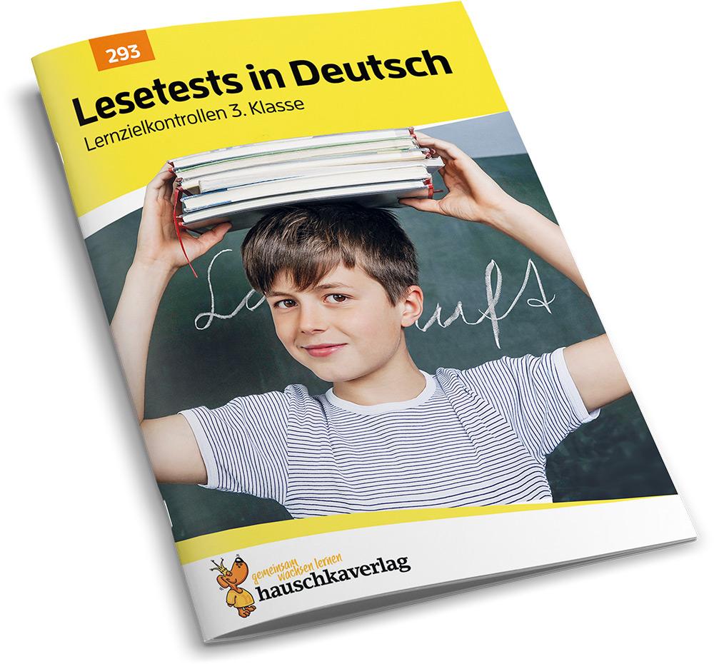 Beispielinhalt (Bild) Lesetests in Deutsch - Lernzielkontrollen 3. Klasse, A4- Heft