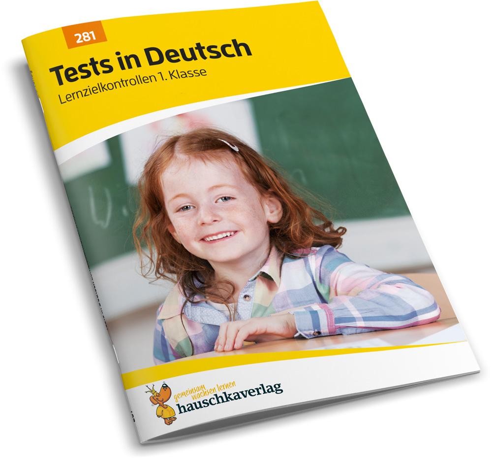 Beispielinhalt (Bild) Übungsheft mit Tests in Deutsch 1. Klasse