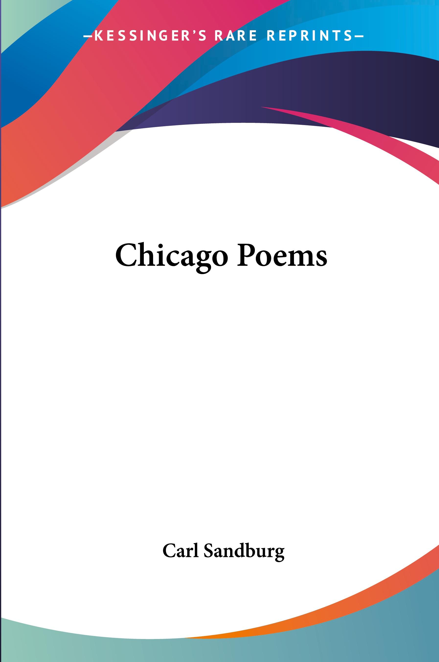 Vorderes Coverbild Chicago Poems
