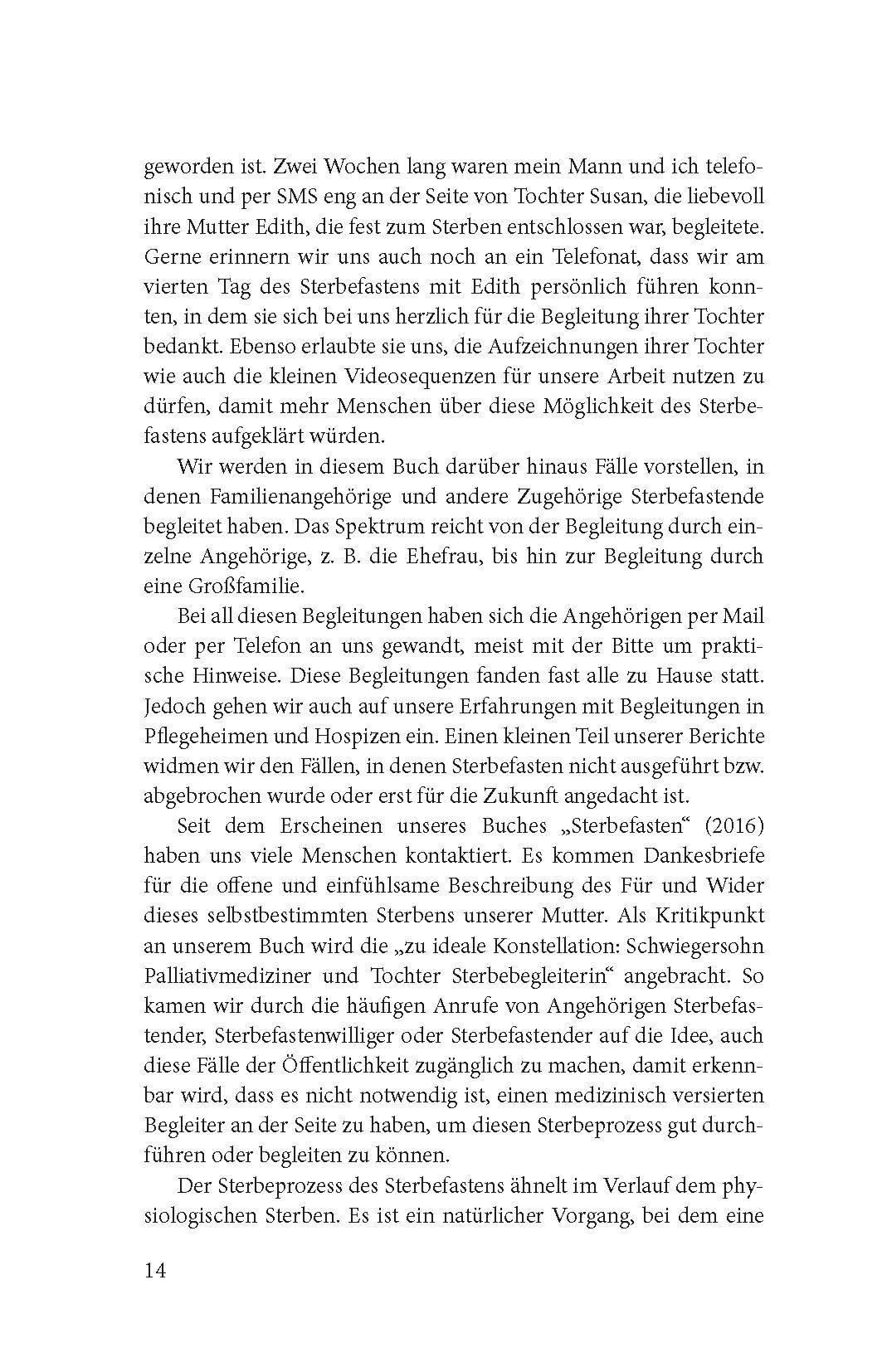Beispielinhalt (Bild) Umgang mit Sterbefasten