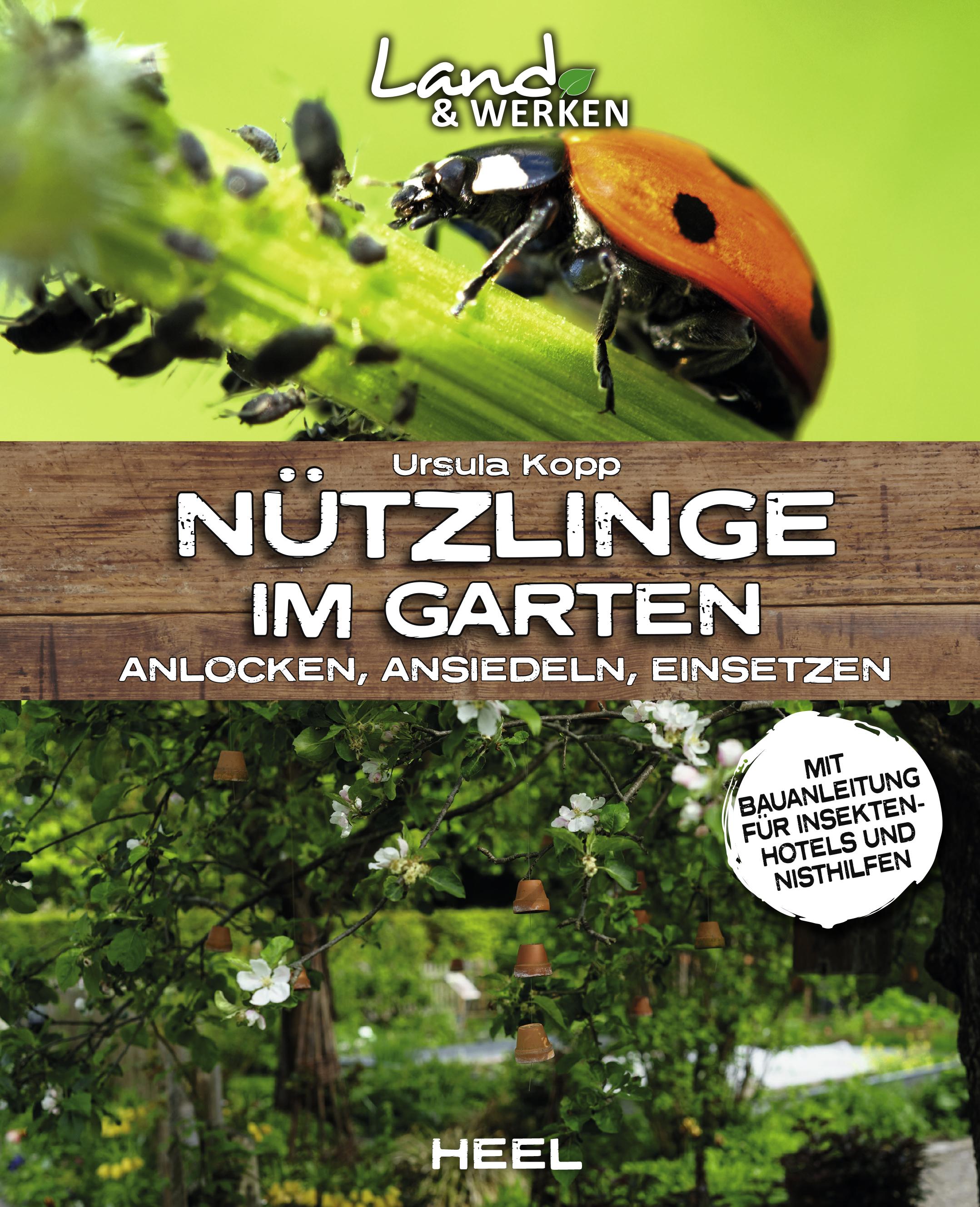 Vorderes Coverbild Nützlinge im Garten - anlocken, ansiedeln, einsetzen