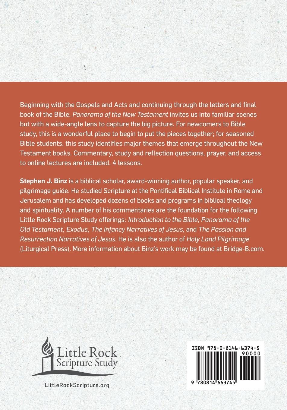 Rückseitencover Panorama of the New Testament