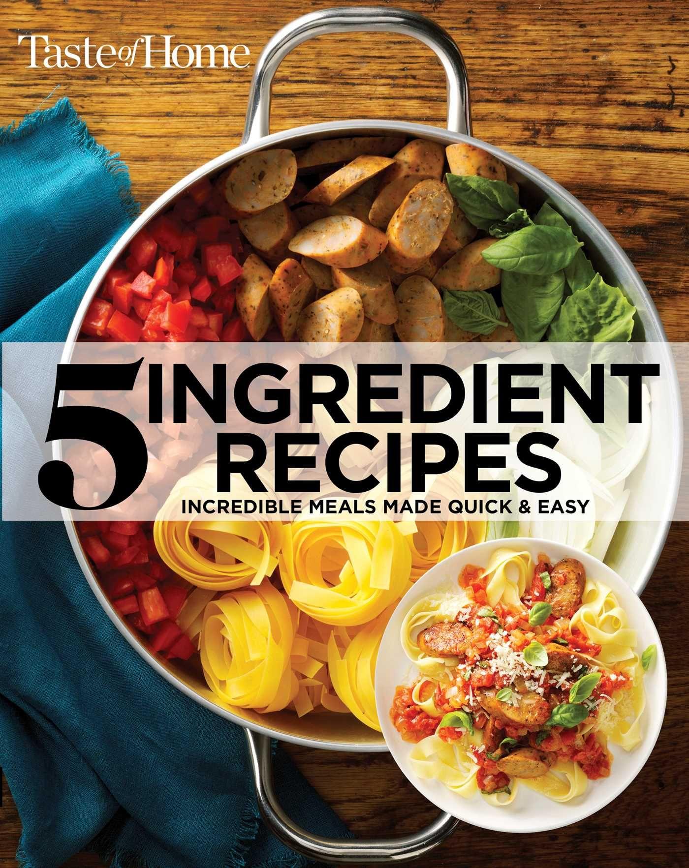 Vorderes Coverbild Taste of Home 5 Ingredient Cookbook 2e