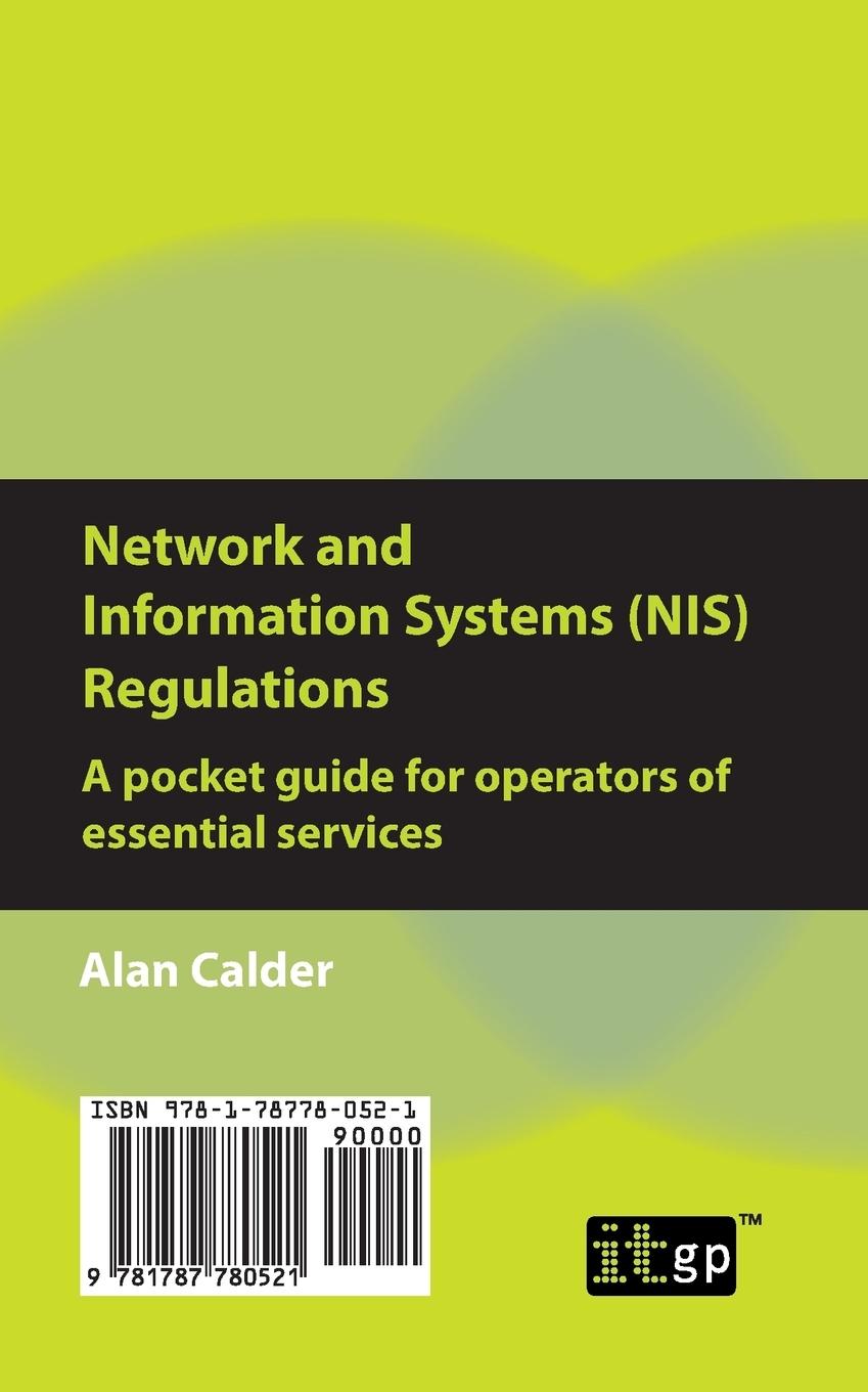 Rückseitencover Network and Information Systems (NIS) Regulations - A pocket guide for operators of essential services